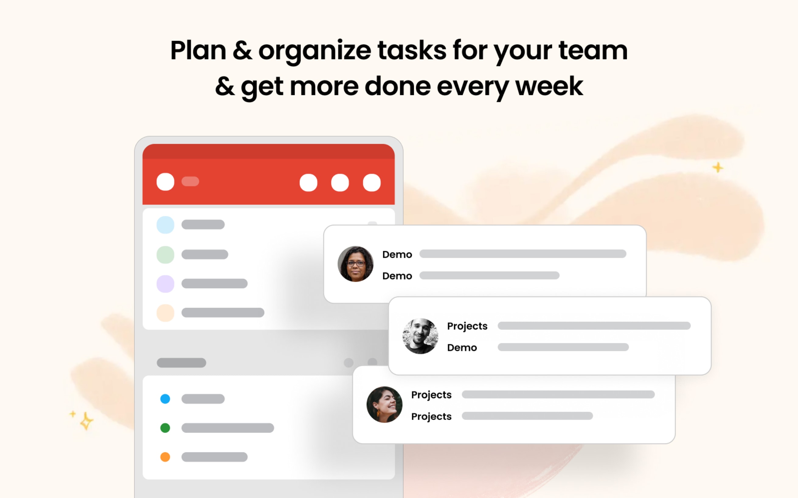 Planeje e organize tarefas para a sua equipe e faça muito mais toda semana