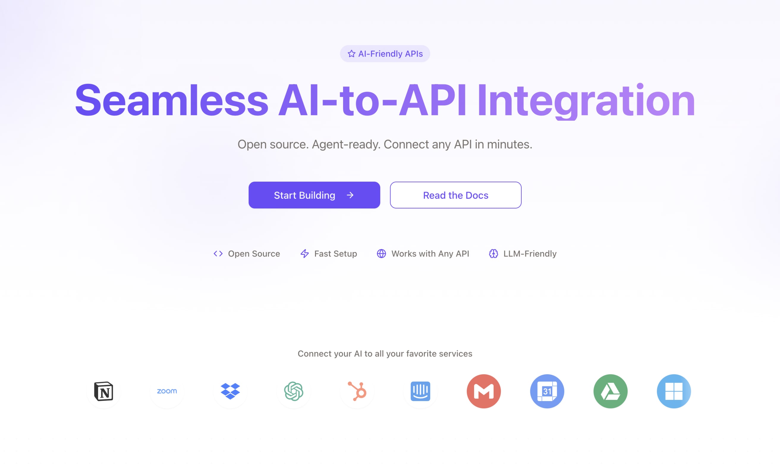 Seamless AI-to-API integration