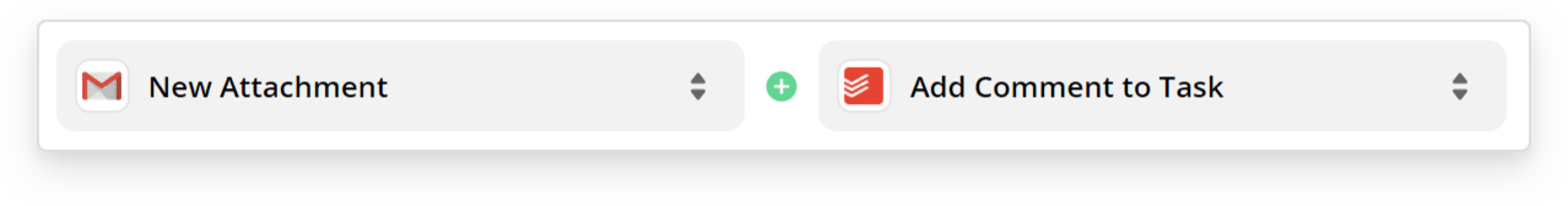 Add new email attachments as comments to Todoist tasks