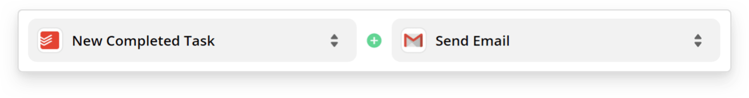 Send an email after completing a Todoist task
