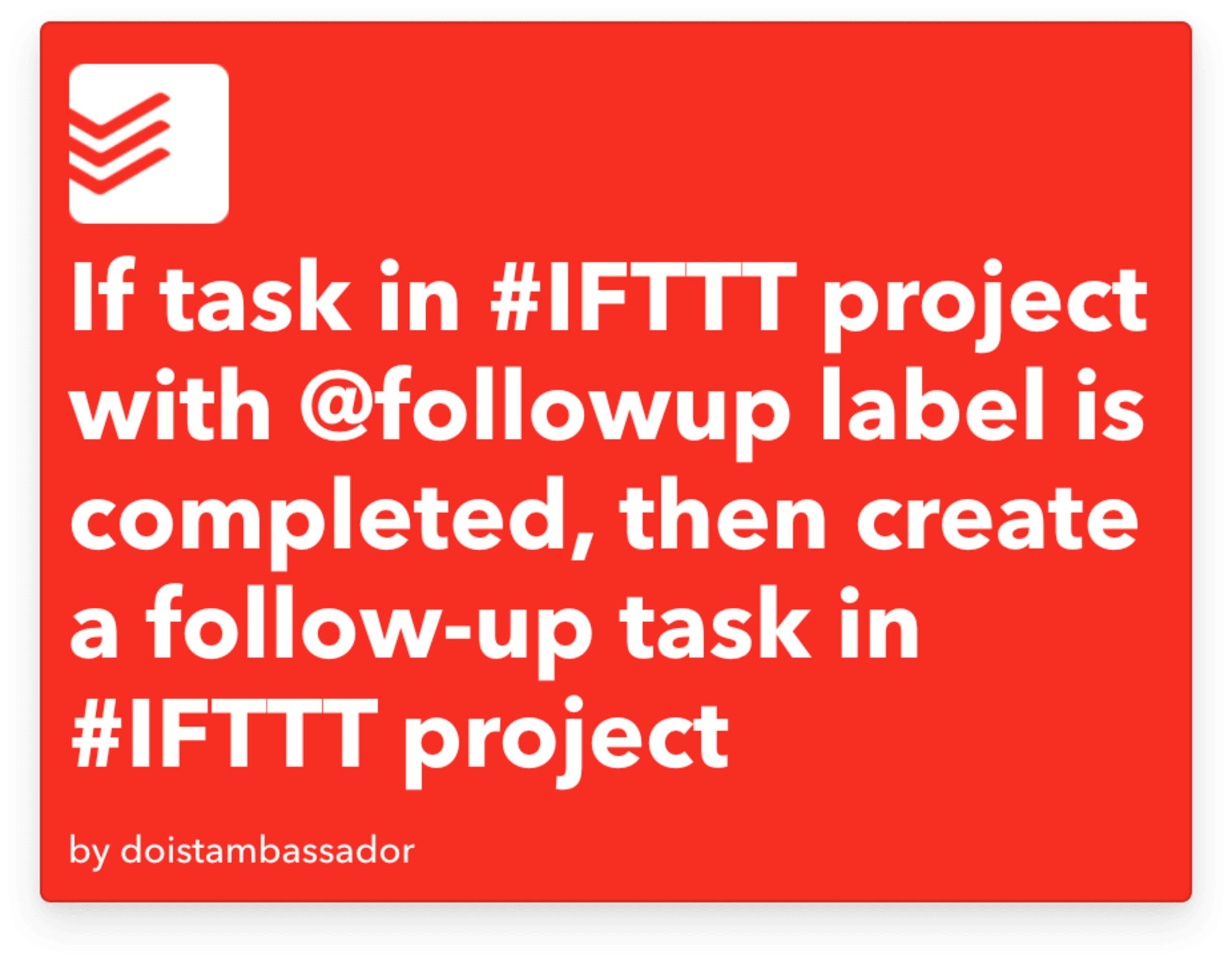 blog ambassadors ifttt followup