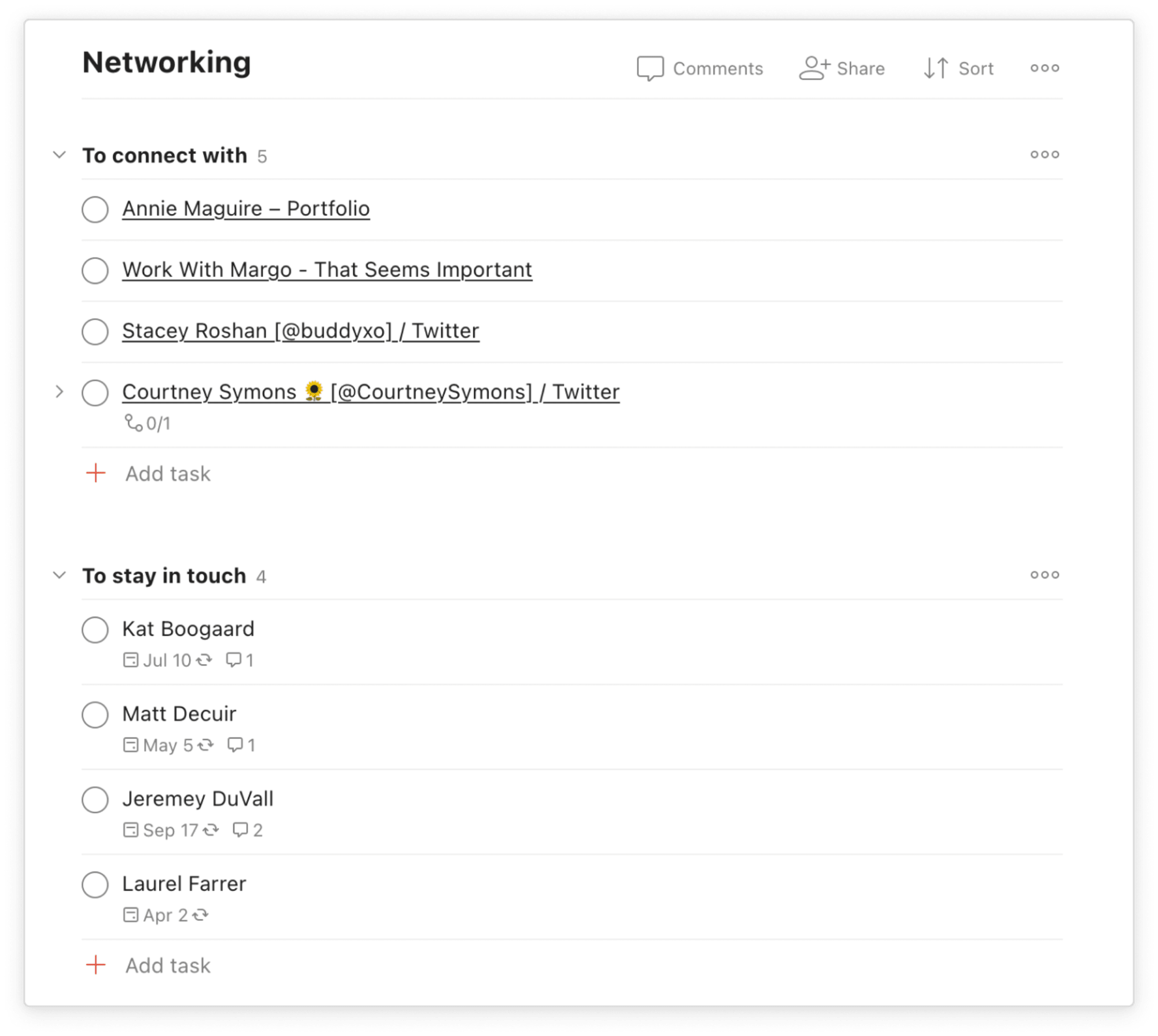 networking project