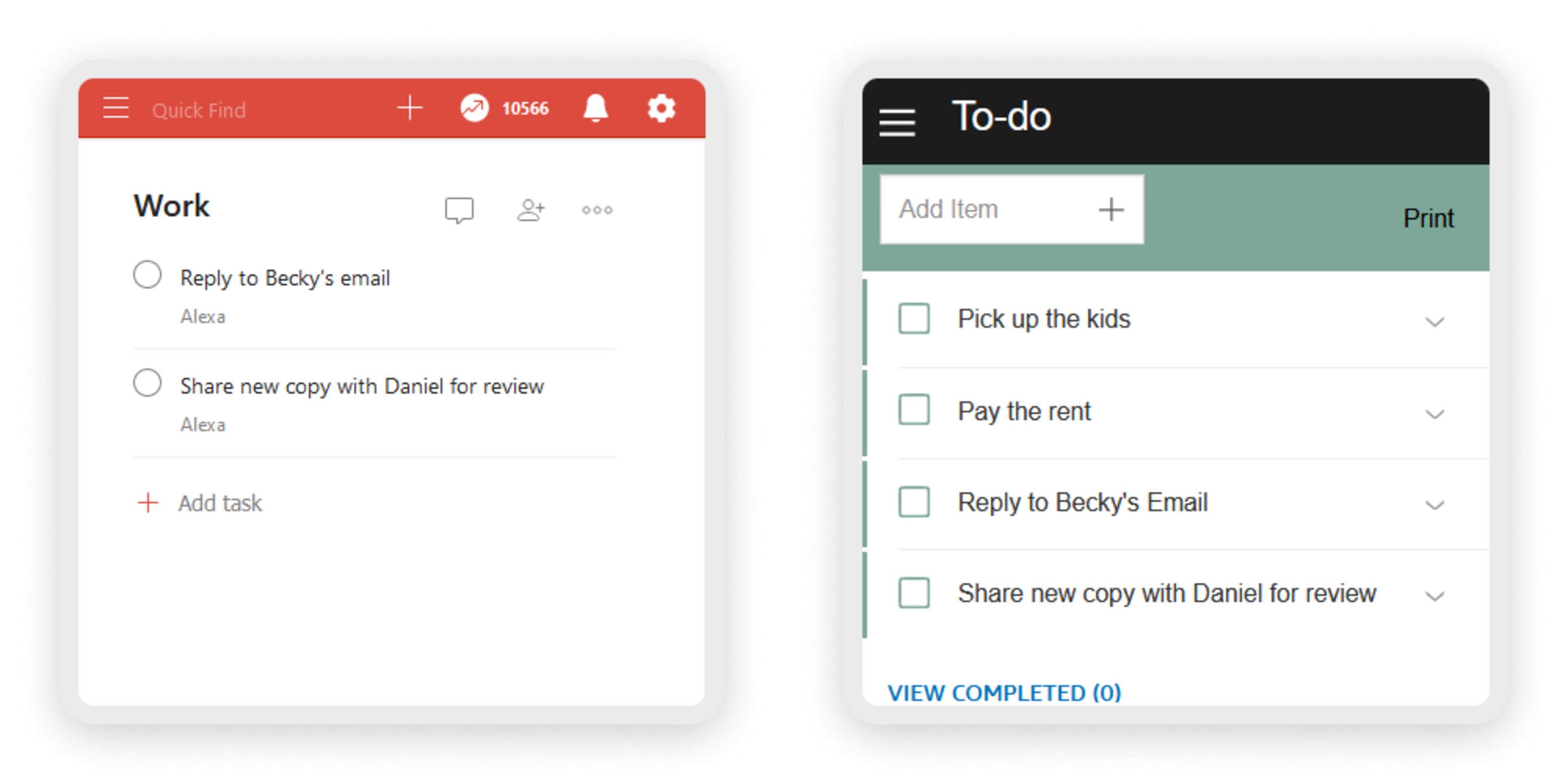 Use Amazon Alexa with Todoist