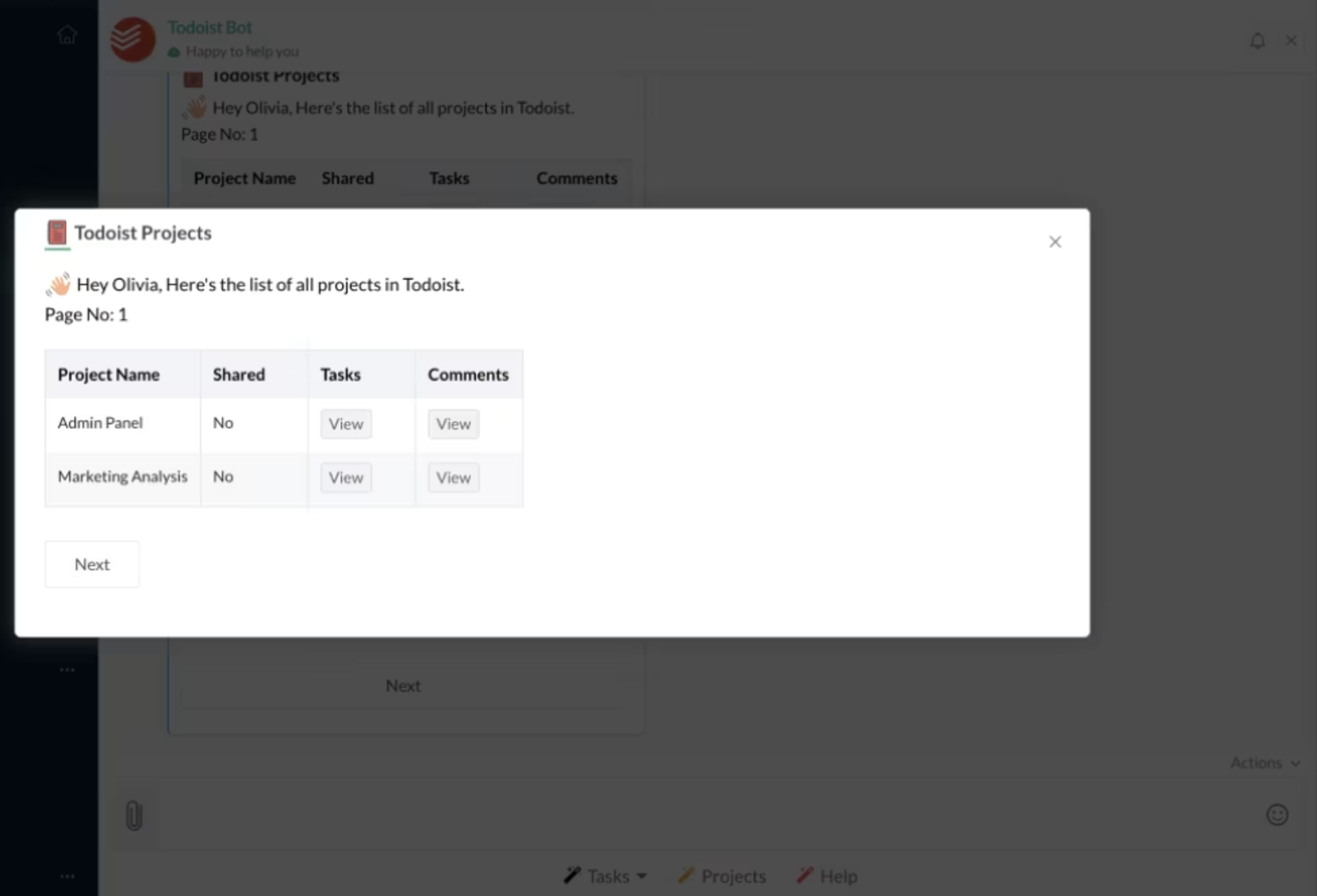 Zoho Cliq Todoist Integrations Zoho Cliq Todoist Integrations