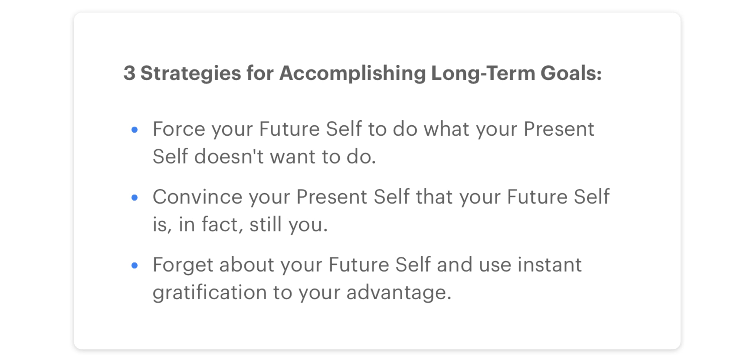 Present Bias: Why You Don’t Give a Damn About Your Future Self