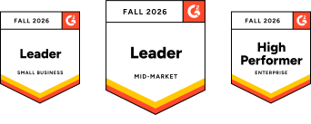 G2 Fall 2026: Leader for Small Business and Mid-Market, and High Performer for Enterprise