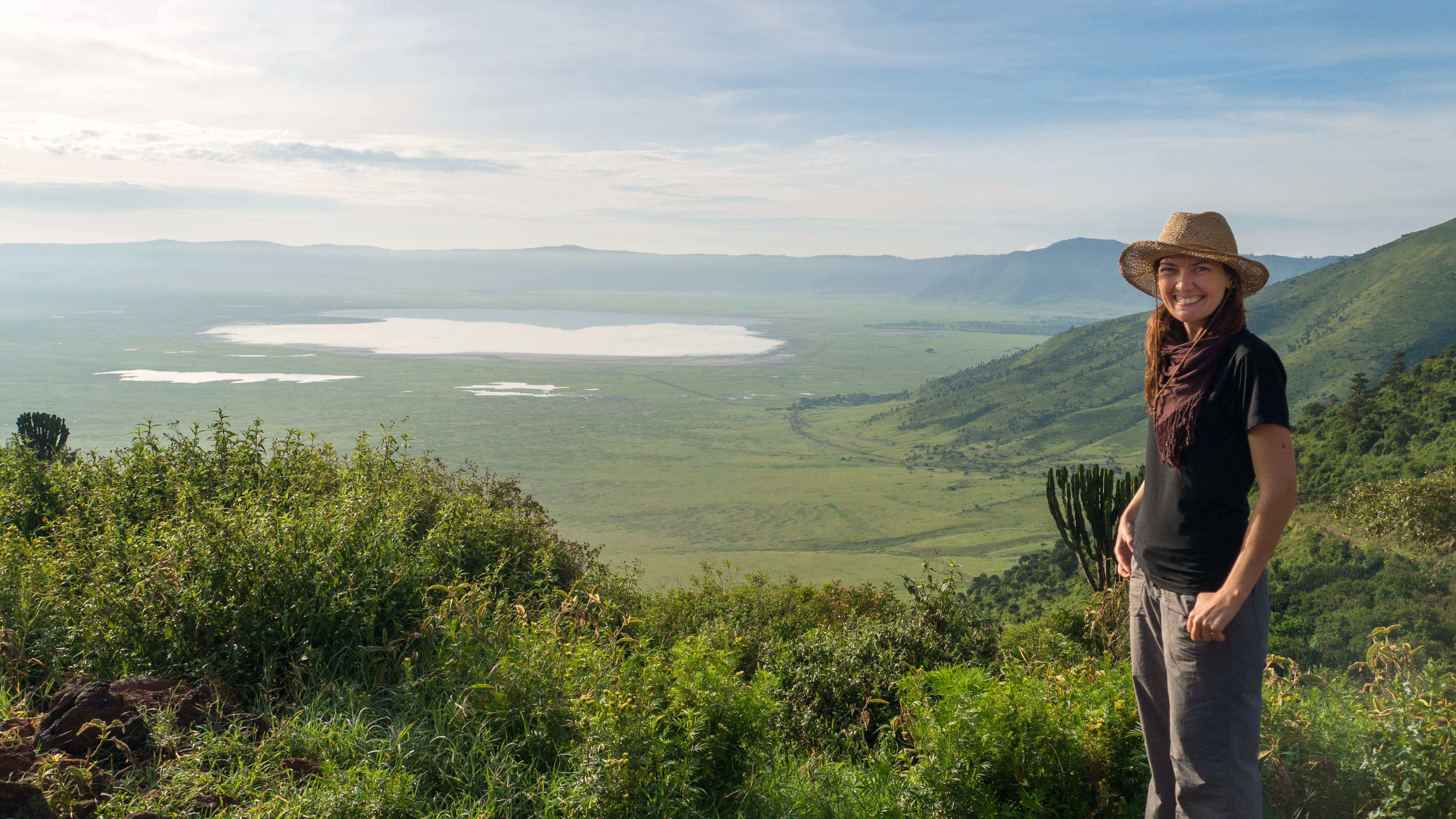 Shannon O'Donnell on safari in Tanzania