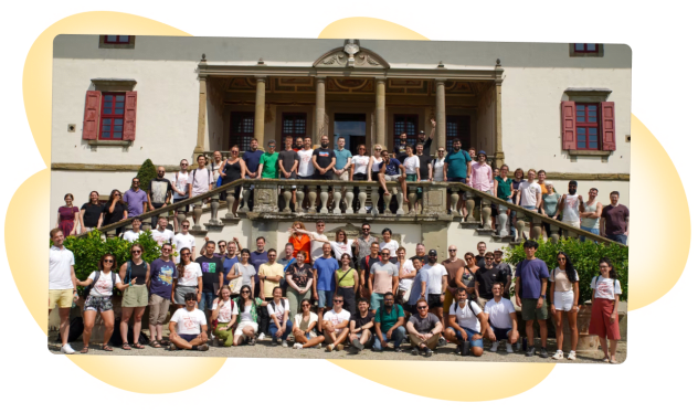 Team photo in Italy - 2023