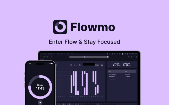 Flowmo: Enter Flow & Stay Focused
