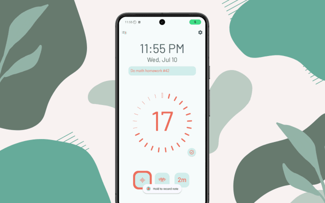 Record audio notes and automatically add them to your tasks