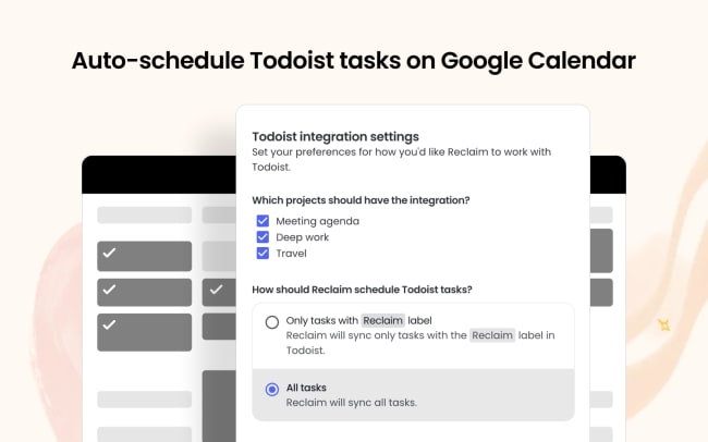 Auto-Schedule Todoist tasks on Google Calendar