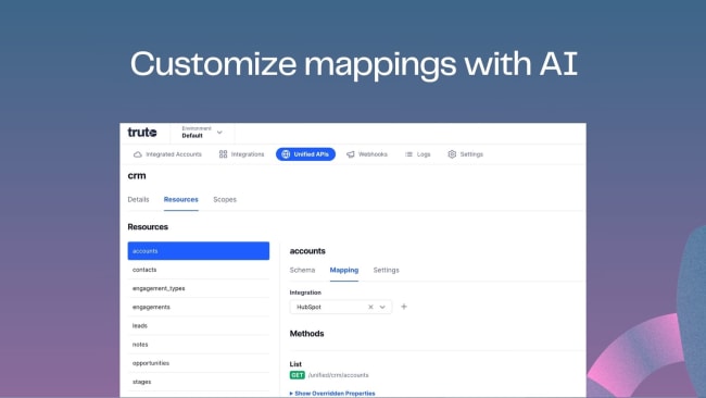 Customize mappings with AI