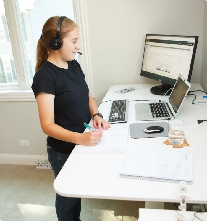 A Davidson Academy student