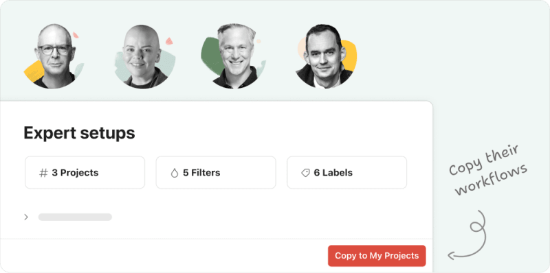 New Expert Setups in the template gallery