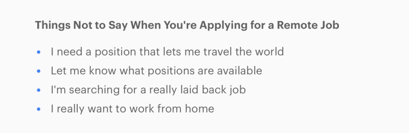 These should all be red flags when interviewing remote candidates.
