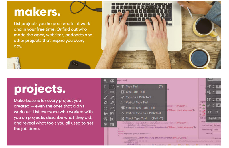 Gina left Lifehacker to build her own products, including Makerbase, a database of digital projects and the people behind them.