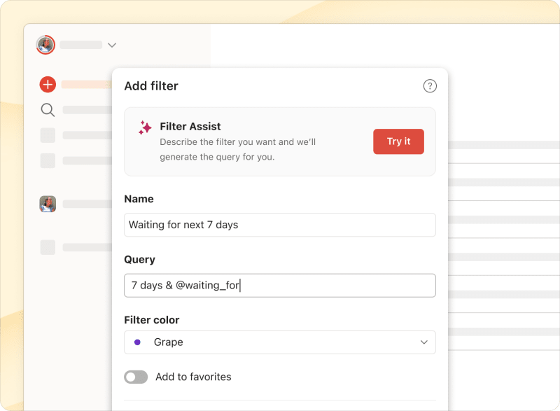 Creating Filters to Find Tasks That Require Follow-Up
