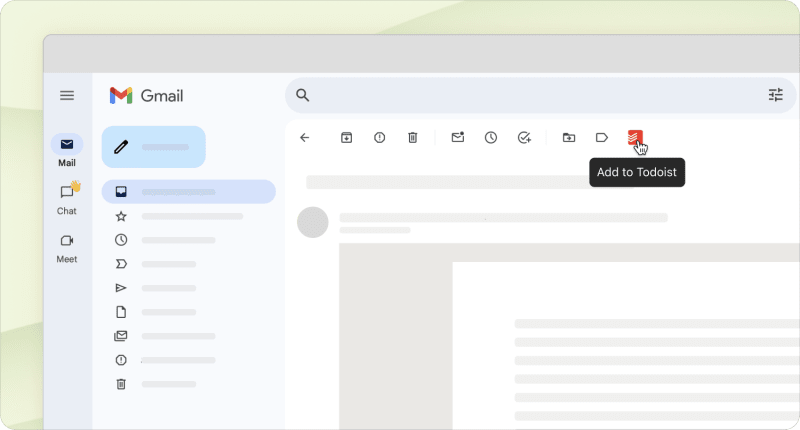Todoist's Gmail Integration