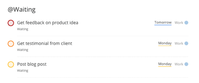 Todoist Labels
