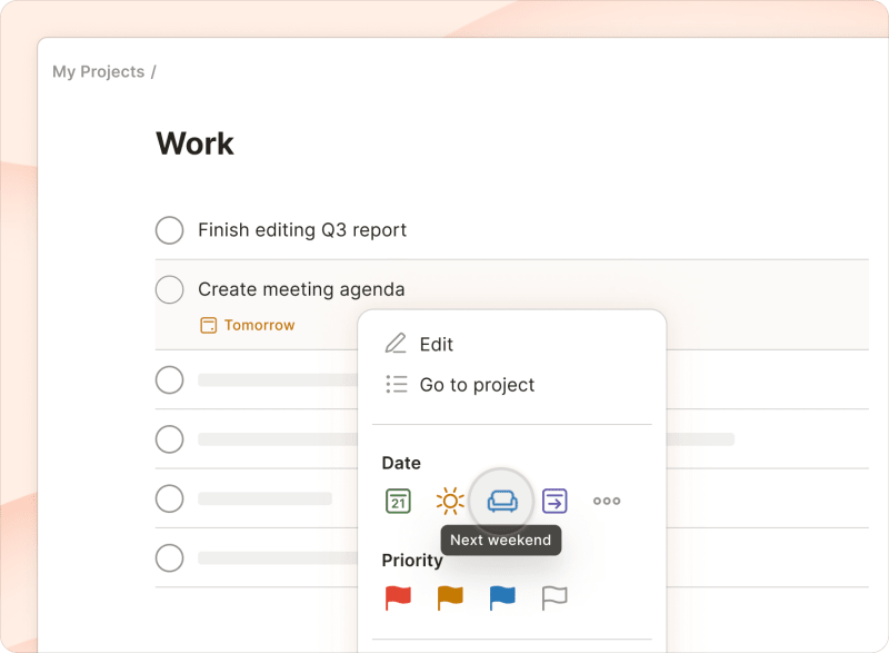 Postponement shortcuts