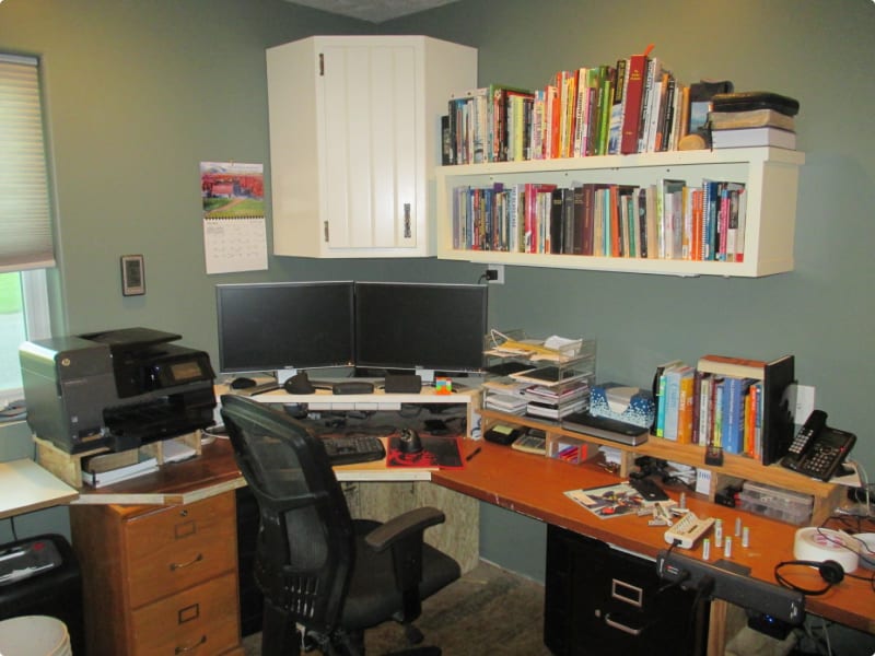 Brad's home office