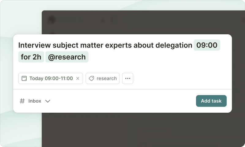 Setting task durations