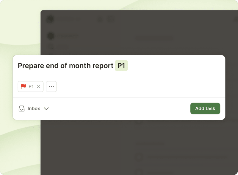 Add a priority to your task