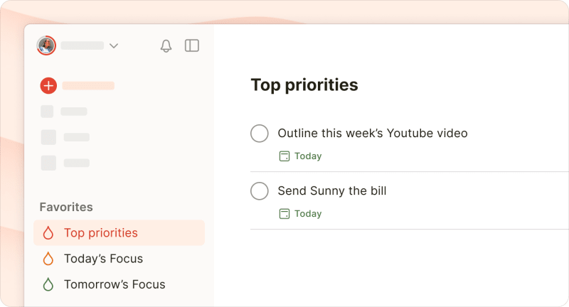 Custom dashboard with filters in Todoist