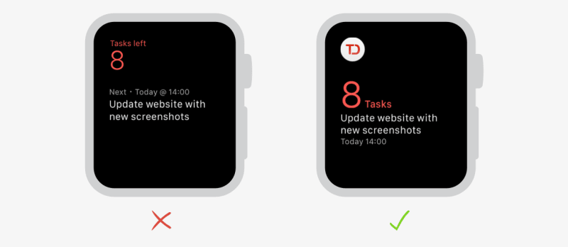 We redesigned the glance view to make the most important information more accessible.