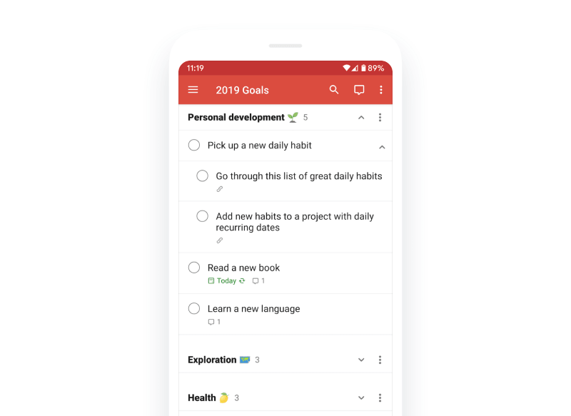 2019-Goals-on-Android-Pixel-XL