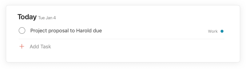 Découvrez les tâches que vous devez accomplir aujourd'hui