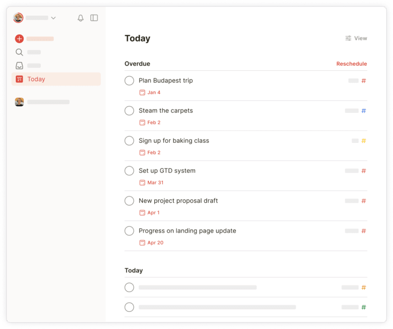 Discard first, organize second.