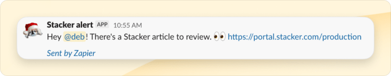 Automated resources for async collaboration