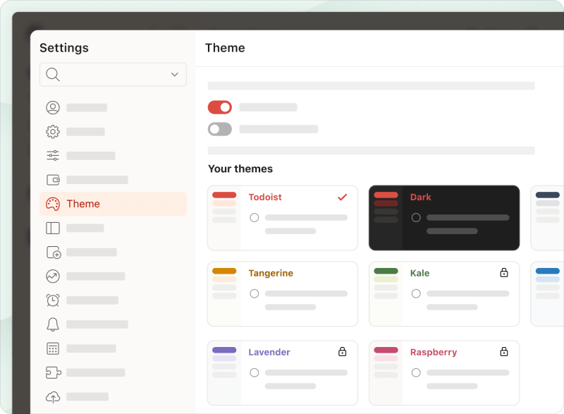 Todoist Dark Mode