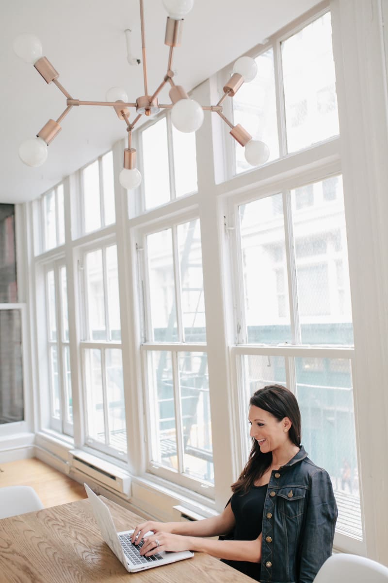 Tiffany Dyba left a job leading recruitment at Burberry in 2017 to start a business coaching mid-career women. Source: Tiffany Dyba