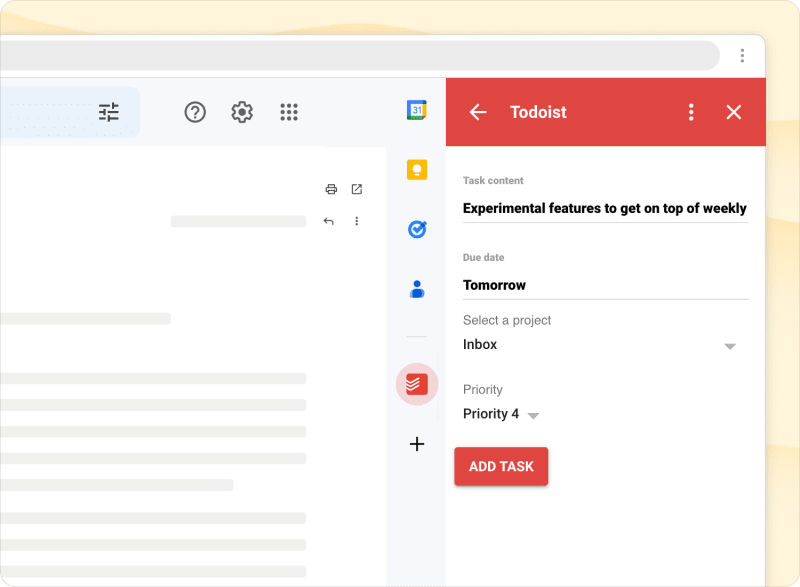 Gmail Todoist plugin