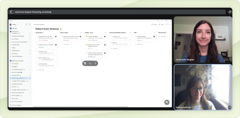 Westwood Strategies collaborating in Todoist