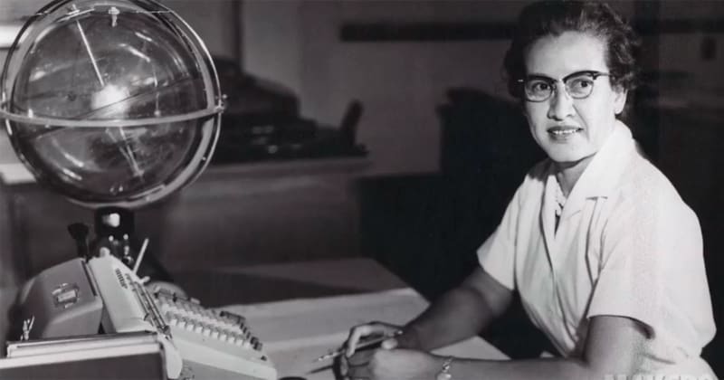 <strong>Katherine Johnson</strong> was a mathematician who worked at NASA for 35 years. Her calculations of orbital mechanics were critical to the first U.S. spaceflight. She co-authored 26 scientific papers and her work was involved in the Apollo 11 flight to the Moon and the Apollo 13 Moon mission. (Photo Credit: <a href="https://www.britannica.com/biography/Katherine-Johnson-mathematician">Britannica</a>)