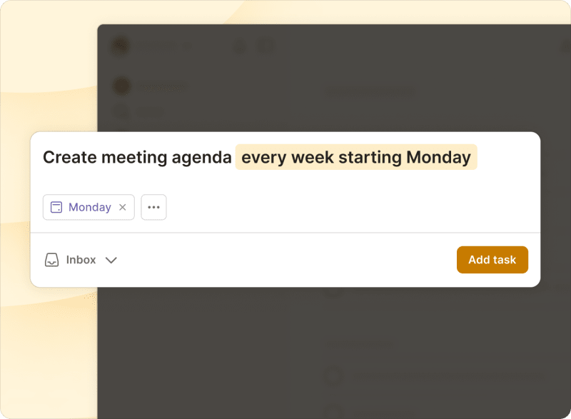 Add a recurring due date