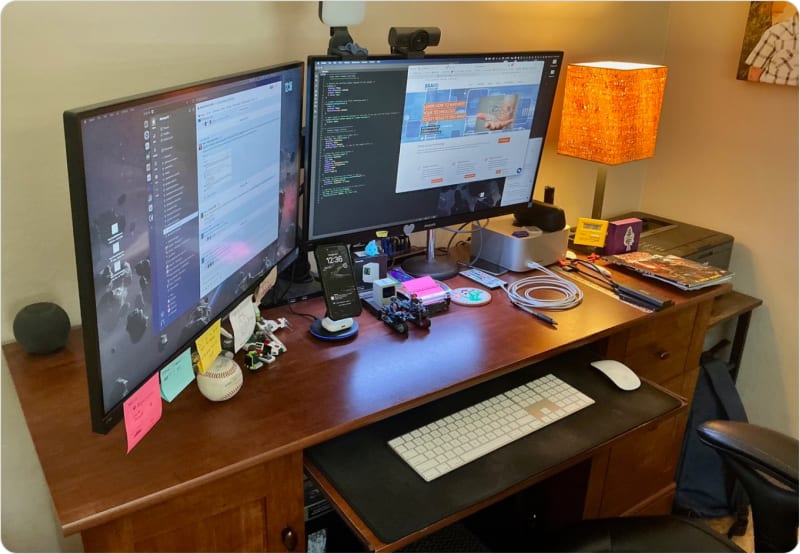 Frank's command center