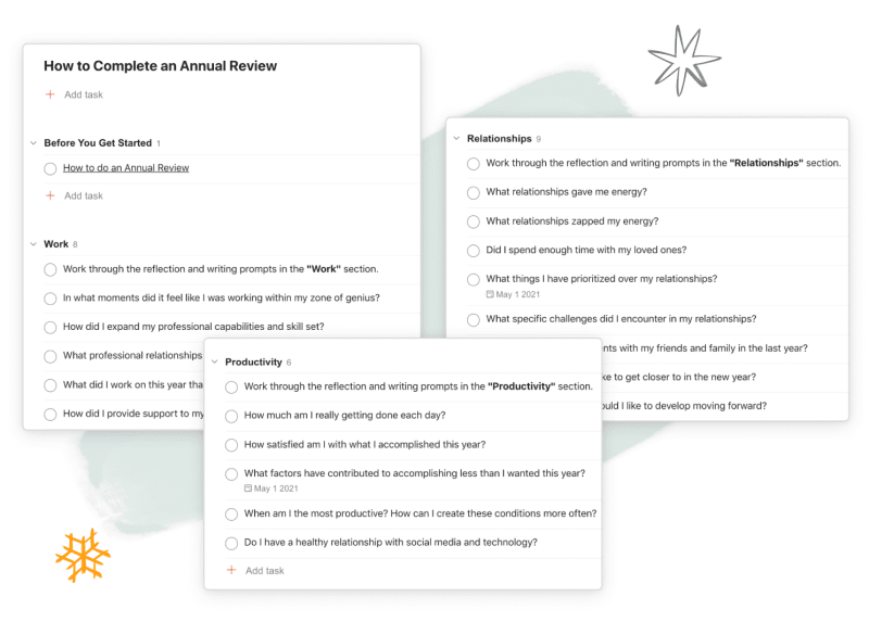 Download our <a href="http://todo.ist/annual-review-todoist-template">annual review Todoist template</a>
