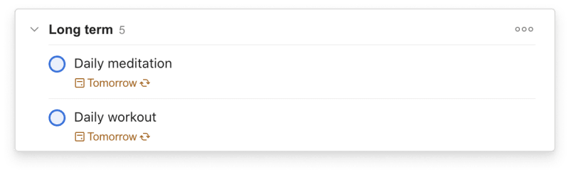 Pay yourself by non-negotiable recurring health tasks in Todoist and prioritizing them.