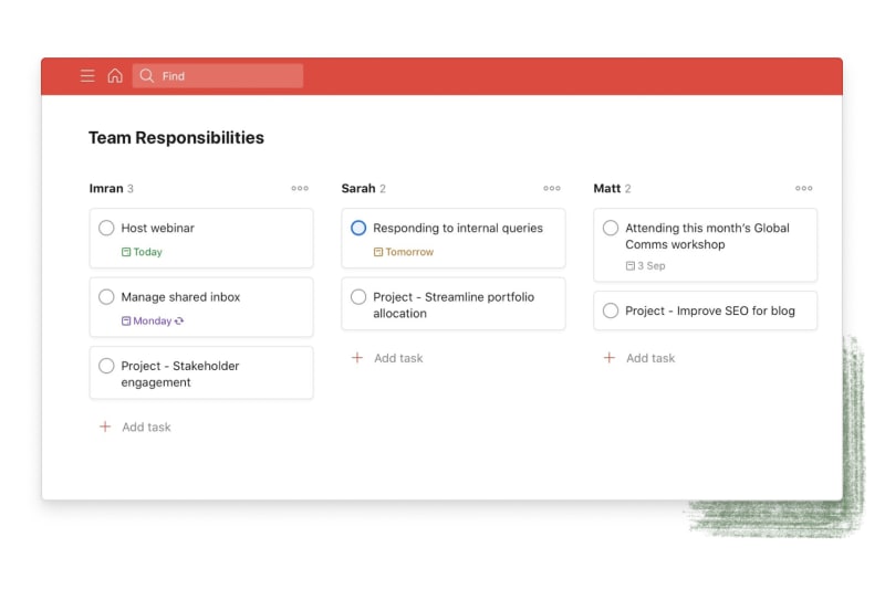 Blogger Matt uses boards to keep track of roles and responsibilities on a team