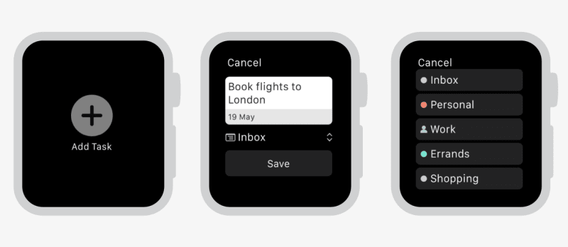 Using Force Touch allows you to quickly add a task no matter what view you’re in.