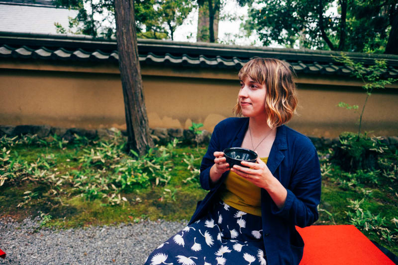 Mel Hattie at the Golden Temple Teahouse in Kyoto, Japan. Source: Mel Hattie<span style="font-size: 16px"> </span>