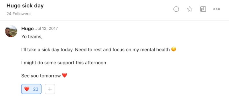 Mental health is as important s physical health.