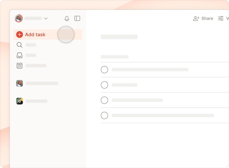 Get everything out of your head and into Todoist.