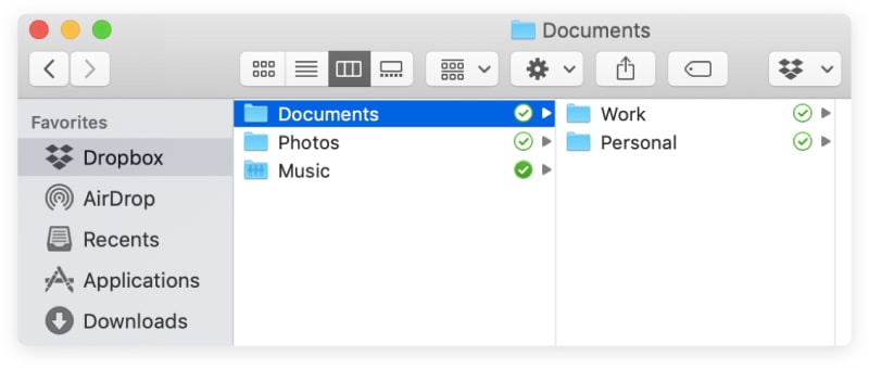 If you use your computer for work, you can organize document files by creating a “personal” and “work” top-level folders.