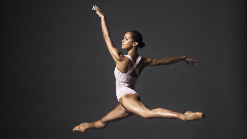 <strong>Misty Copeland</strong> is a ballet dancer for the American Ballet Theatre and the first African American women to be promoted to principal dancer in its history. She rose quickly in the field as a prodigy despite starting ballet at the age of 13. (Photo Credit: <a href="https://www.allure.com/story/misty-copeland-ballerina-body-book">Allure</a>)