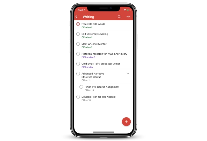 Set important recurring tasks in <a href="https://www.todoist.com/">Todoist</a> to build a routine